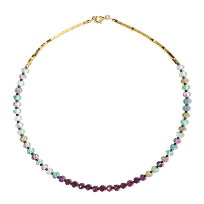 Fluorite Silver Necklace