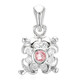 Padparadscha Sapphire Silver Pendant