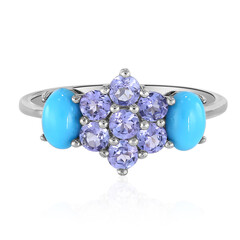 Sleeping Beauty Turquoise Silver Ring