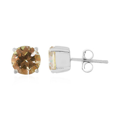 Luna Quartz Silver Earrings