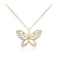 I3 (I) Diamond Silver Necklace