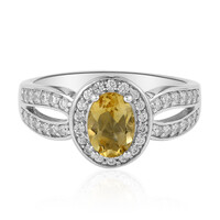 Citrine Silver Ring