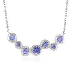 Tanzanite Silver Necklace