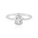White Topaz Silver Ring
