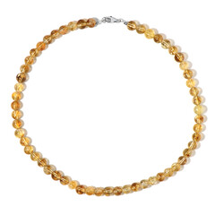 Citrine Silver Necklace