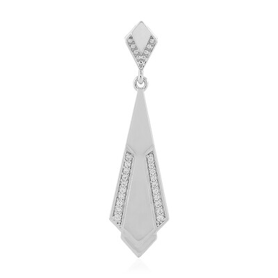 Zircon Silver Pendant
