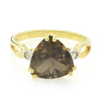 Smoky Quartz Silver Ring