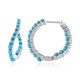 Sleeping Beauty Turquoise Silver Earrings (Faszination Türkis)
