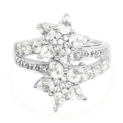 Himalayan Beryl Silver Ring