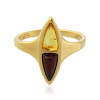 Baltic Amber Silver Ring