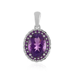 Amethyst Silver Pendant
