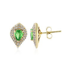 9K Tanzanian Tsavorite Gold Earrings (de Melo)