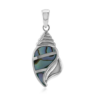 Abalone Shell Silver Pendant