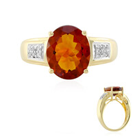 Madeira Citrine Silver Ring