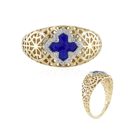 9K I1 (I) Diamond Gold Ring (Ornaments by de Melo)