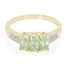 9K Brazilian Paraiba Tourmaline Gold Ring