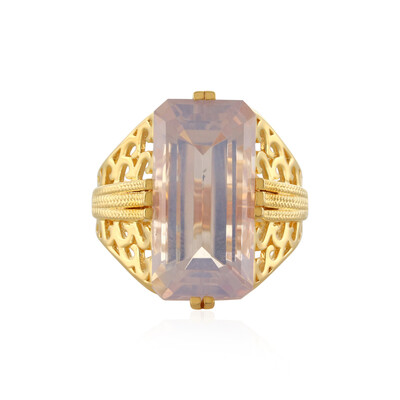 Lavender Quartz Silver Ring