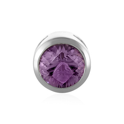 Rose de France Amethyst Silver Pendant (MONOSONO COLLECTION)