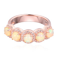 Australian Opal Silver Ring