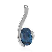 London Blue Topaz Silver Pendant