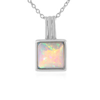 Welo Opal Silver Necklace