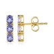 Tanzanite Silver Earrings