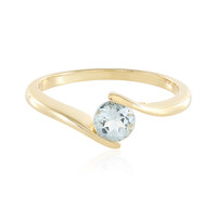 9K Aquamarine Gold Ring