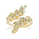 Green Amethyst Silver Ring