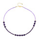 Zambian Amethyst Silver Necklace