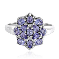 Tanzanite Silver Ring