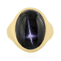 Indian star diopside Silver Ring