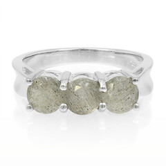 Romanian Spectrolite Silver Ring