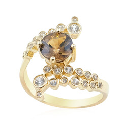 9K Unheated Tanzanite Gold Ring (de Melo)