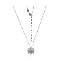 White Topaz Silver Necklace