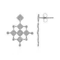 Zircon Silver Earrings