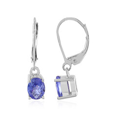Tanzanite Silver Earrings