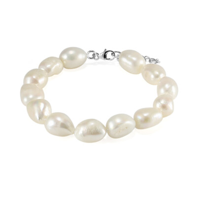 Freshwater pearl Silver Bracelet (TPC)