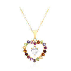White Topaz Silver Necklace