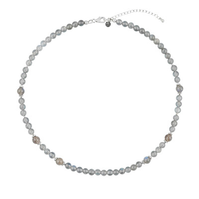 Labradorite Silver Necklace
