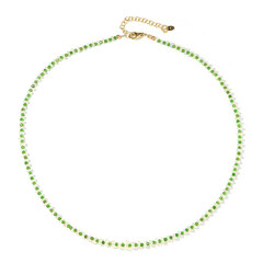 Russian Diopside Silver Necklace