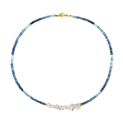 White Quartz Silver Necklace