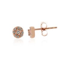 I4 (J) Diamond Silver Earrings