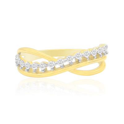 9K SI1 (G) Diamond Gold Ring (Annette)