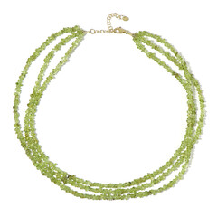 Peridot Silver Necklace