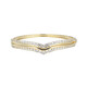 Zircon Silver Bangle (Adela Silber)
