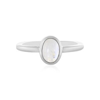 Rainbow Moonstone Silver Ring