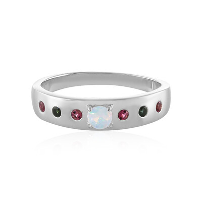 Welo Opal Silver Ring