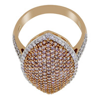 18K Pink Diamond Gold Ring (AMAYANI)