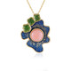 Pink Opal Silver Necklace (Adela Silber)
