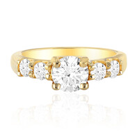White Topaz Silver Ring